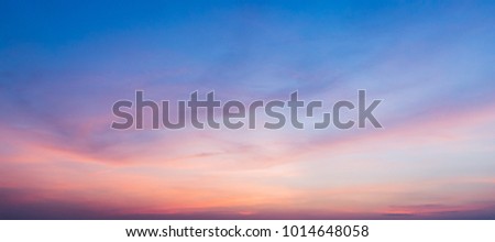 Sunset sky background. Royalty-Free Stock Photo #1014648058