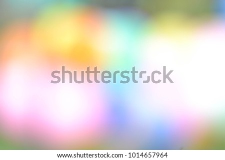 Colorful background, bokeh blurred.
