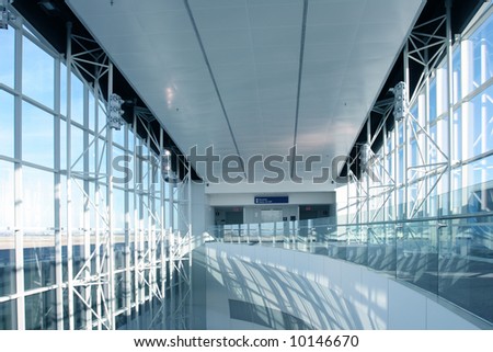 Futuristic Architecture in newly opened airport