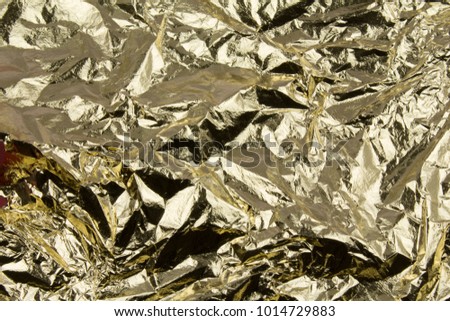 Gold leaf close up background