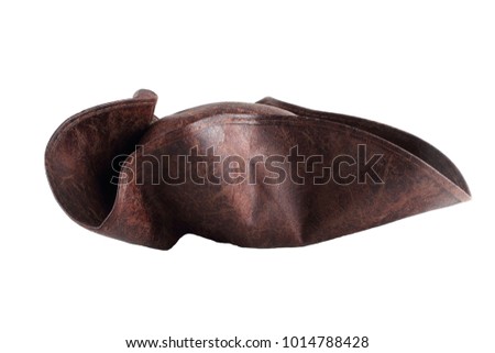 Pirate hat isolated on white background