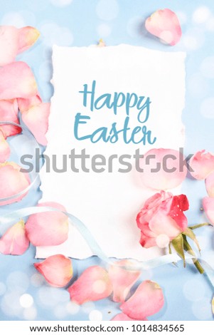 Spring background with petals