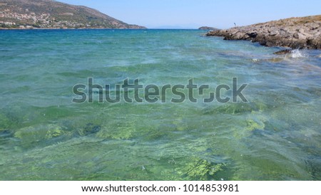 Sea level photo in island of Astypalaia, Dodecanese, Greece