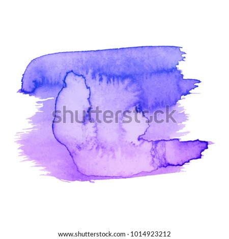 Abstract watercolor spot. Blot in grunge style. To design and decor backgrounds, banners, flyers.