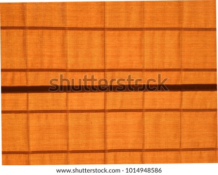 Yellow fabric square texture pattern background