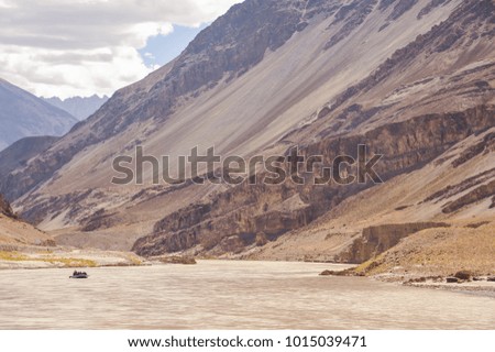 Indus River near Ladakh, Jammu and Kashmir, India
