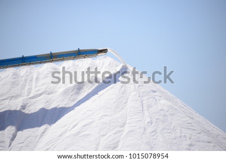 Salt production on the Mediterranean, Costa Blanca, Spain