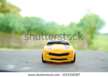 yellow car toys