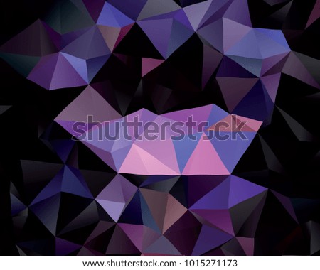 Polygonal mosaic background. Template design, list, front page, brochure layout, banner, idea, cover, print, flyer, book, blank, card, ad, sign, sheet. Vector clip art