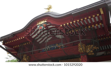 shot of Japan ancient historical temple & pavilion
