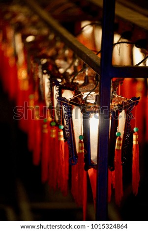 Traditional Chinese temple light