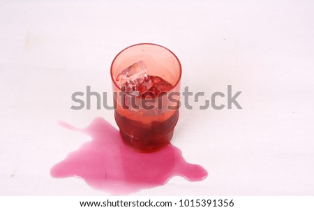 Photo for drinks spilled on the table