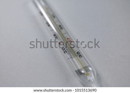 Mercury Temperature Meter for Body Temperature Measurement