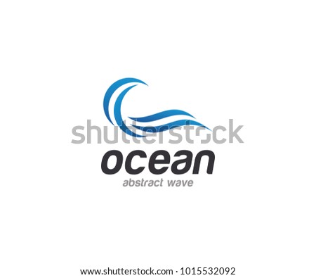 Water Wave Abstract Logo Template