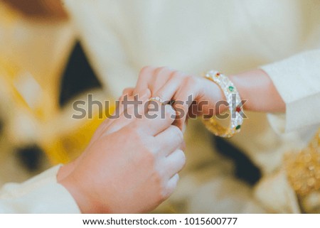 Asian Wedding Close Up Ring