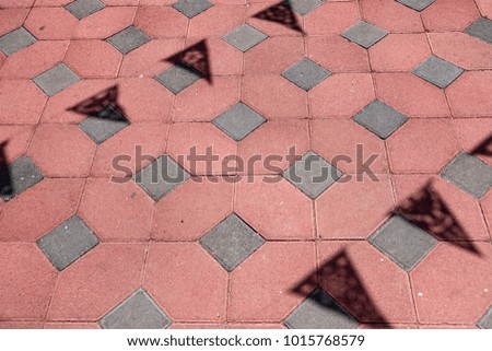 the shadow check boxes on the tile