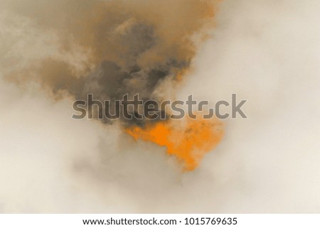 Fire and smoke abstract