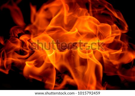 Fire flames background from Burning Paper