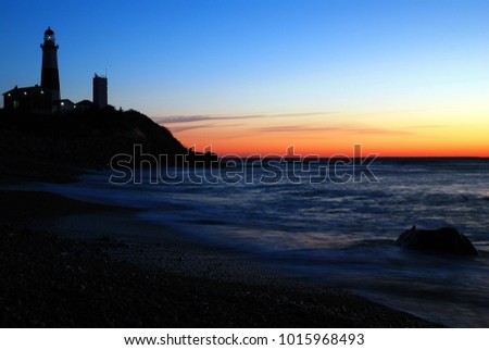 Dawn at Montuak Point, Long Island