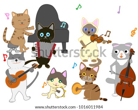 A cat's concert.
