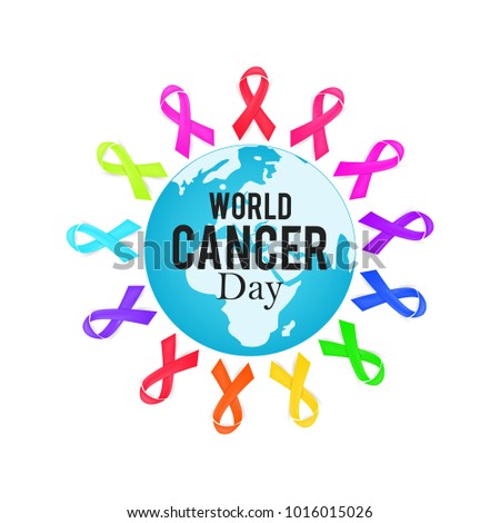 World cancer day vector