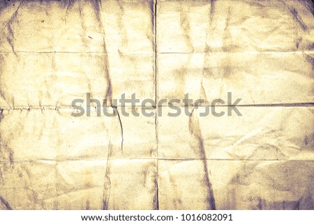 Dirty old crumpled empty paper texture background