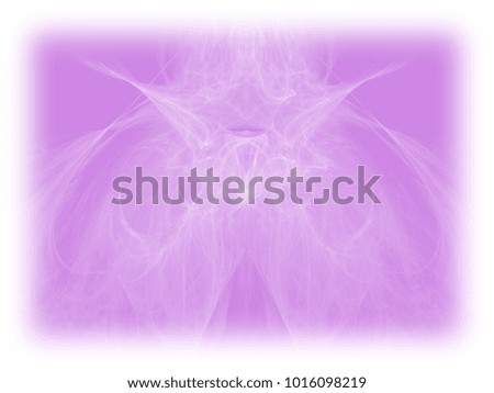 Violet color toned monochrome abstract fractal illustration. Design element for book covers, presentations layouts, title and page backgrounds.Raster clip art.