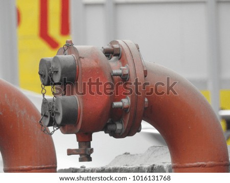 Fire Hydrant, standpipe to supply water to firehose in an emergency