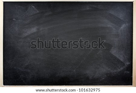 Rubbed out chalk on blackboard