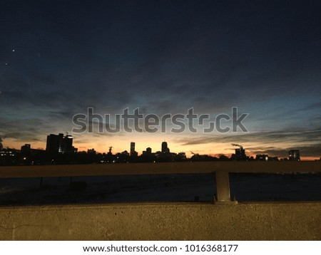Sunrise over Boston