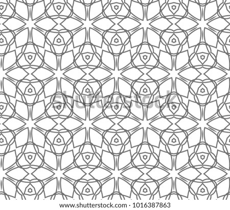 Seamless vector pattern in ornamental style