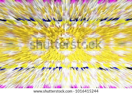 Colorful spiky kaleidoscopic pattern for textile, ceramic tiles, wallpapers and design