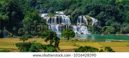 Ban Gioc Waterfall - Detian waterfall
Ban Gioc Waterfall is the most magnificent waterfall in Vietnam, located in Dam Thuy Commune, Trung Khanh District, Cao Bang. 