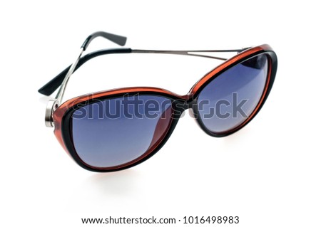 summer fashion item sunglasses isolated