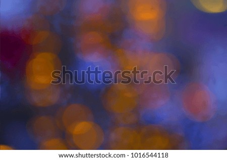 blue,orang,red,yello backgrounds are blurred to enter text and images