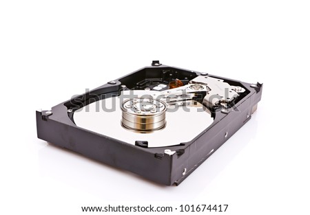 view of a hard drive