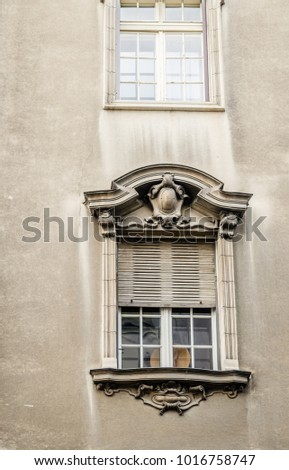Window on old building 