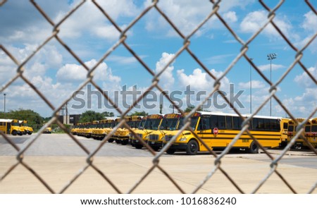 School bus parking