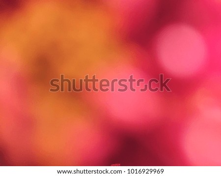 Abstract out of focus lights coming from the mother nature with abstract background of Red flower. Abstract background of Red, Yellow and white color. Good for Valentines Day celebrations. 