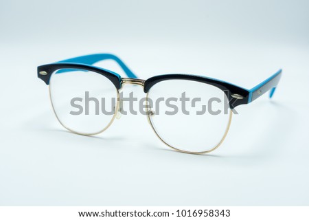 Glasses isolated on white background