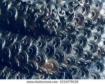 Black dragon scales background