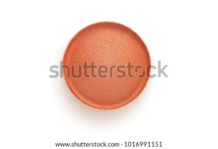 Circle color Eye shadows on white background.