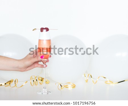 Grab that champagne before someone else does! Use this festive and cheerful stock image to announce a business announcement in the New Year or a blog post about celebrating your birthday.