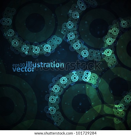 Abstract vector background, creative space illustration eps10