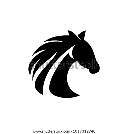 Horse Logo Template Stock Photo