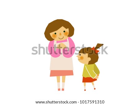 Image of maternity.
Image of affection of mother and child.
Mother's love and images of children.
