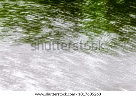 Abstraction - water spray is on the river