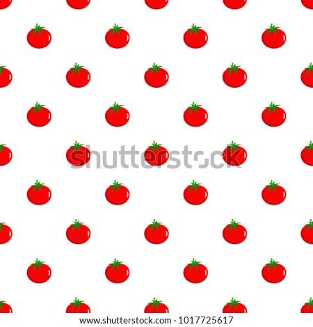Tomato pattern seamless in flat style for any design