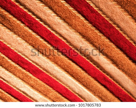 Abstract texture of fabric or textile material of Red, Brown and White color. Abstract background of Red, Brown and White color. Multicolor Colorful Abstract lines. 