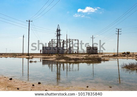Old electrical substation